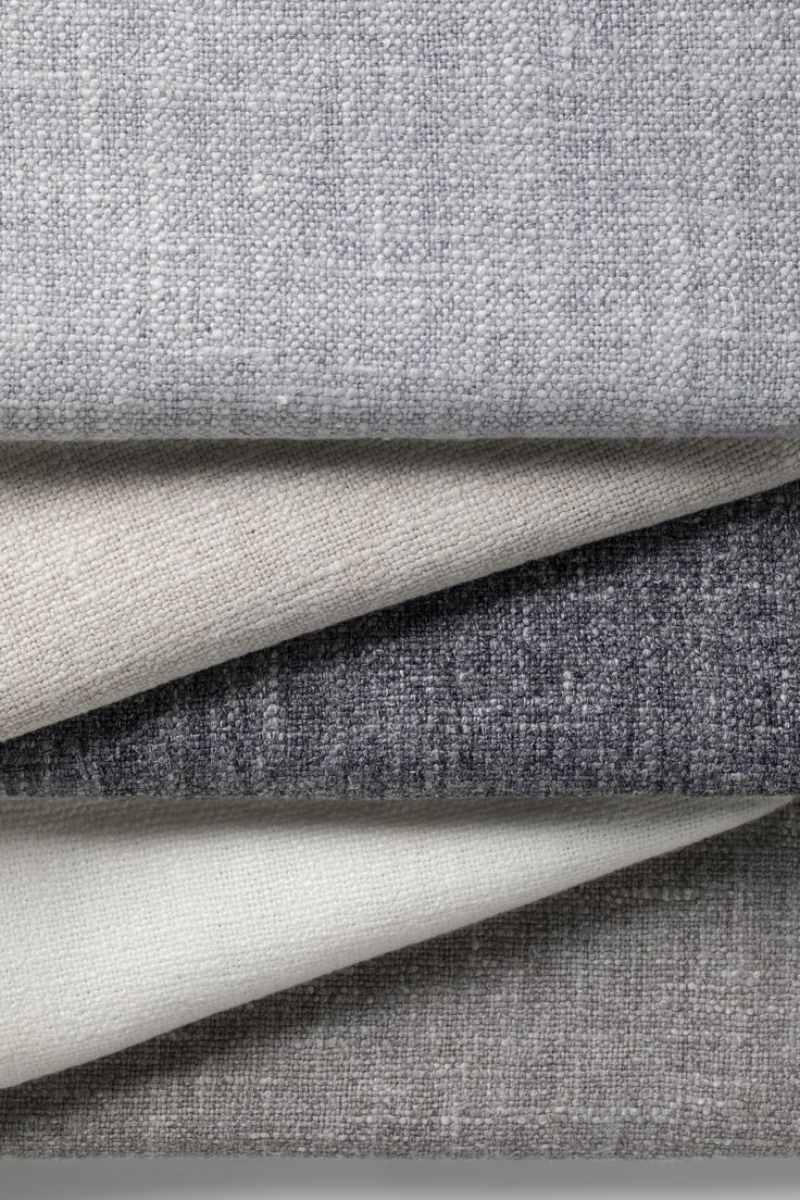 Premium grey fabric swatches